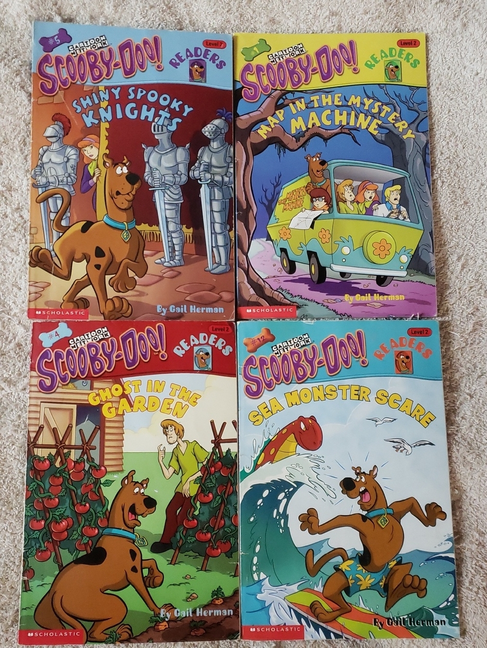 Scooby Doo Kids 4 Book Set - Scholastic Inc